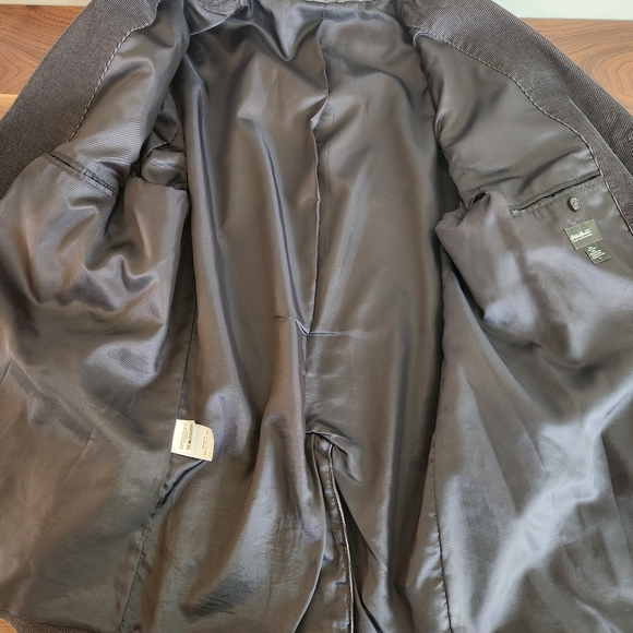 Eddie Bauer Men Corduroy Gray 3 Button Single Vent Fully Lined Sport Coat Size L - Picture 5 of 10